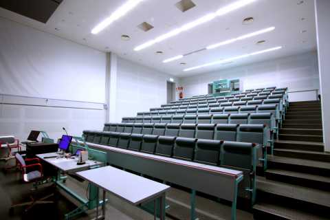 Picture of the front of the Auditorium A129