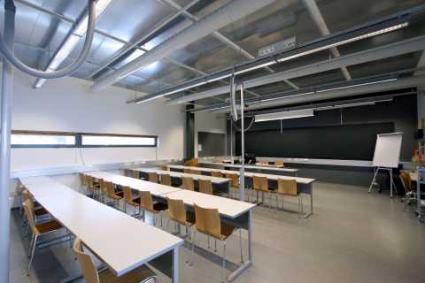 Picture of the front of the room B222