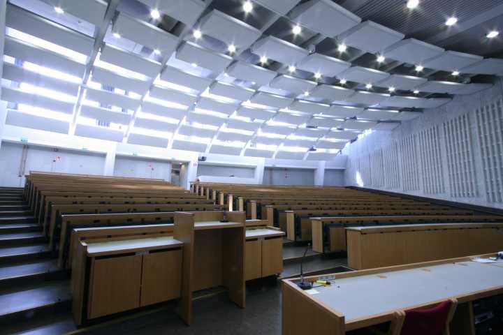 Picture of the front of the hall 110