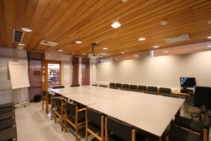 Picture of the front of the room A205