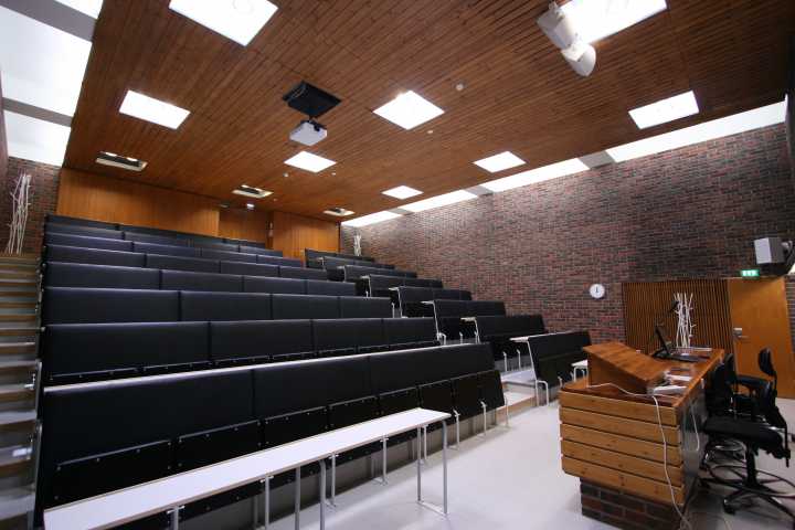 Picture of the front of the Auditorium 116